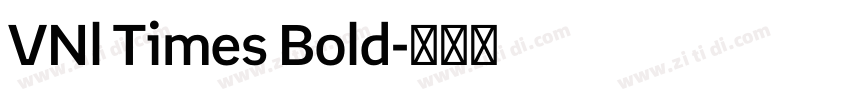 VNl Times Bold字体转换